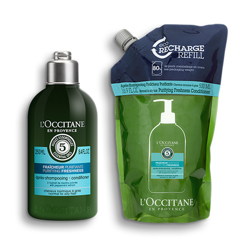 view 1/1 of Purifying Freshness Conditioner Refill Duo  | L’Occitane en Provence