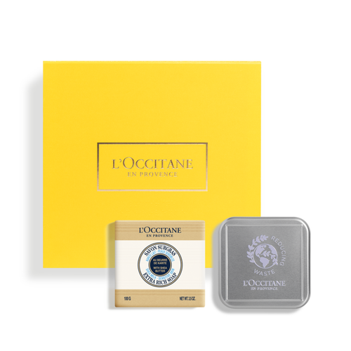 view 1/3 of Shea Milk Extra Rich Soap with Travel Box  | L’Occitane en Provence