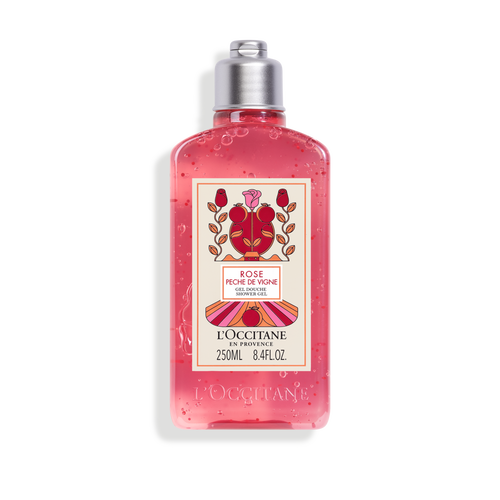 view 1/3 of Rose Vine Peach Shower Gel 250 ml | L’Occitane en Provence